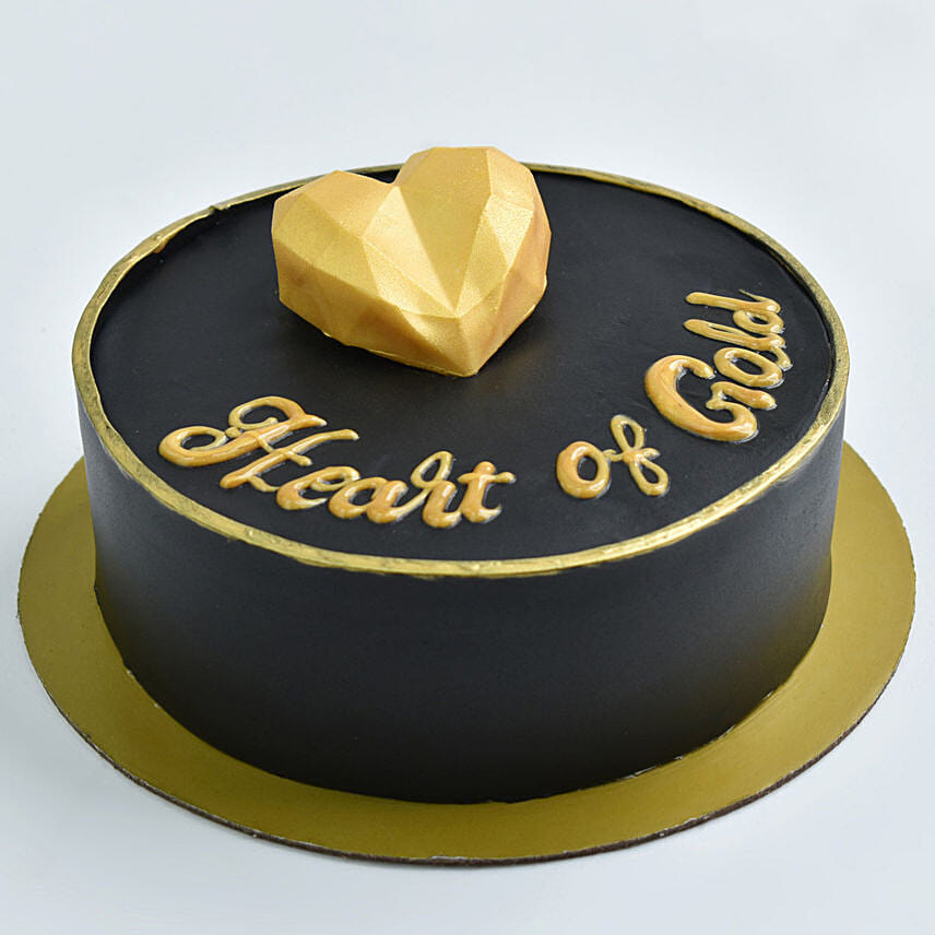 Heart of Gold Cake: Cake Shop Dubai