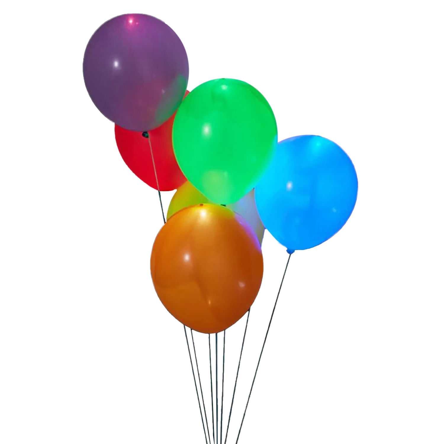 Online Colourful LED Helium Balloons Gift Delivery in UAE FNP