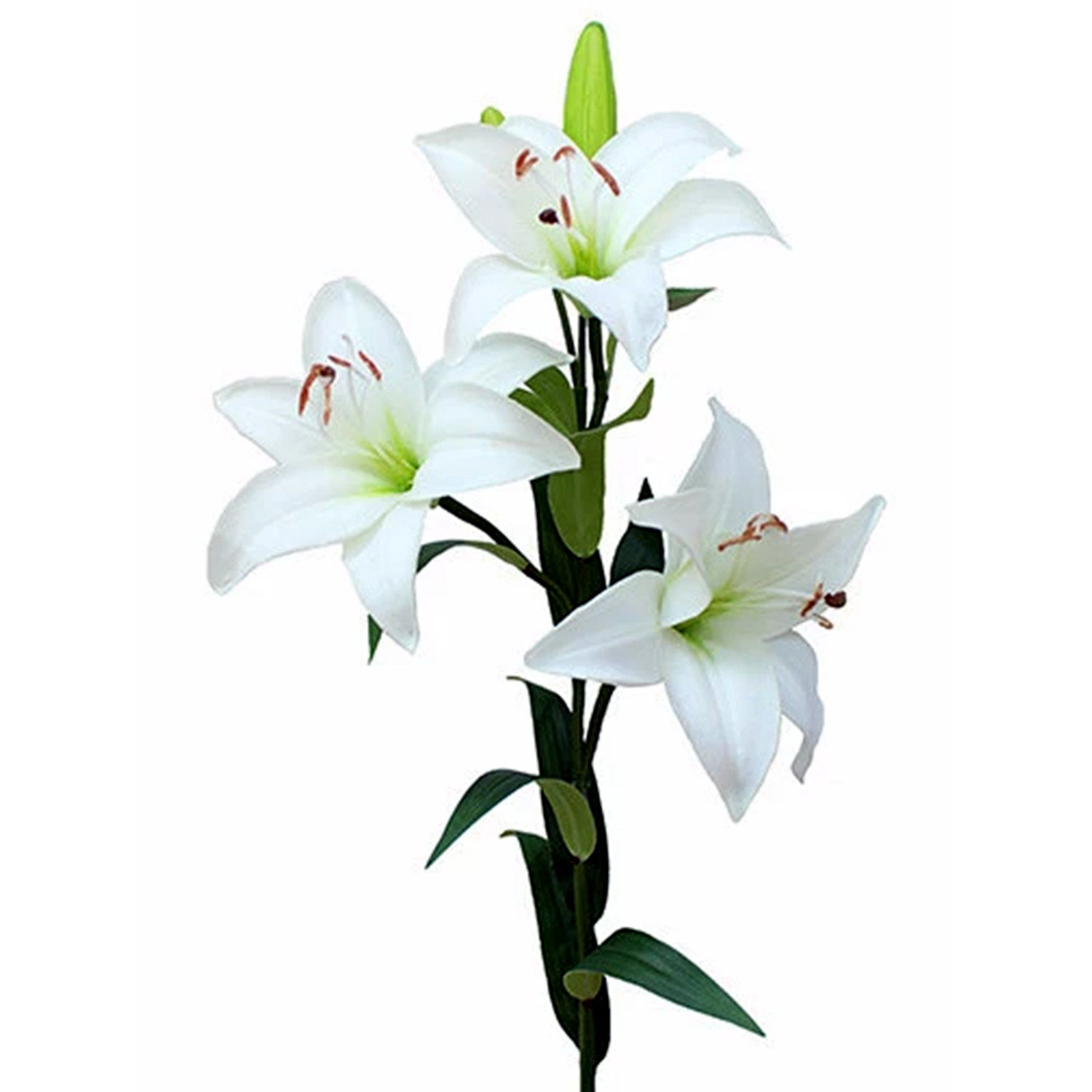 Online Artificial White Lily Stems Gift Delivery in UAE Ferns N Petals