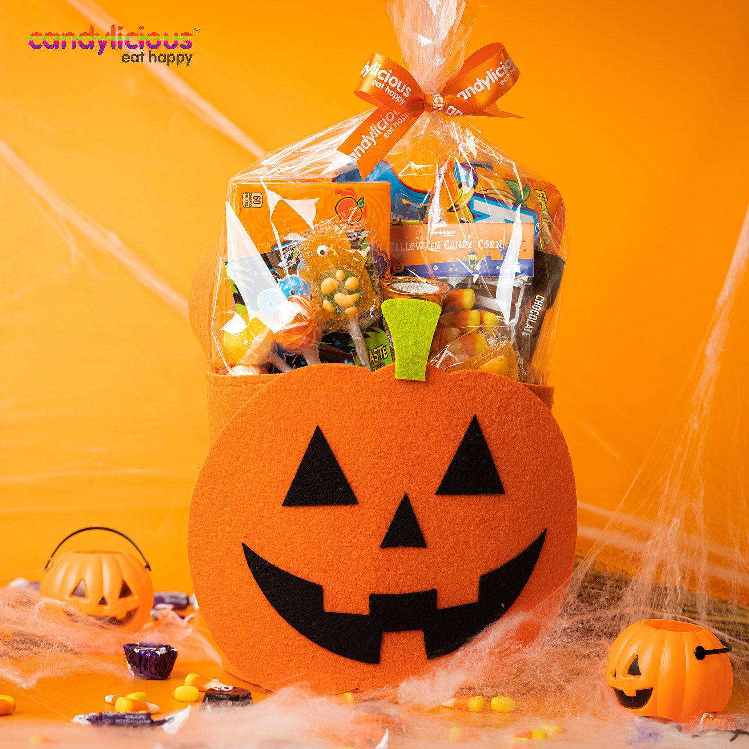 Online Spooky Pumpkin Hamper Large By Candylicious Gift Delivery in UAE ...